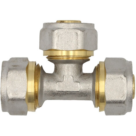 Klemmring Schraubfitting T-Stück 16x2 mm Mehrschichtverbundrohr