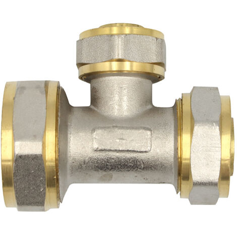 Klemmring Schraubfitting T-Stück reduziert 32x20x26 mm Verbundrohr