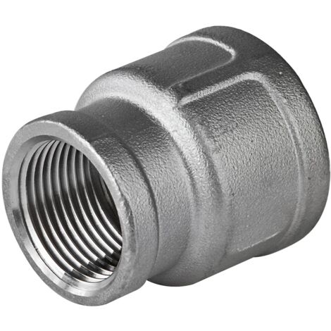 Edelstahl Fitting 240 Reduziermuffe 1 x 1/2 Zoll Übergangsmuffe