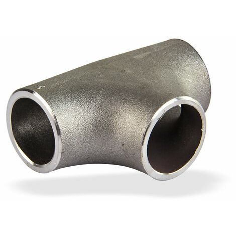 Schweiss-T-Stück 3/4 Zoll 26,9mm Abzweig DN20 schwarz (1/3)