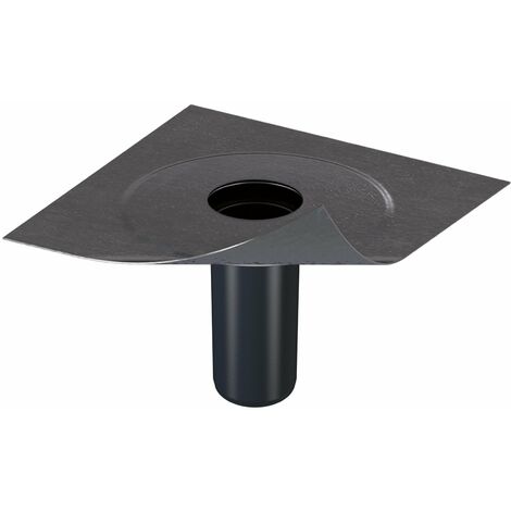 Flachdachablauf Aufstockelement Lüfterunterteil DN 125 Bitumen-Anschl.