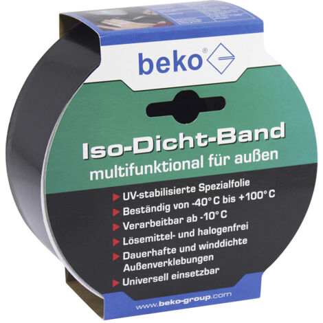 Iso-Dicht-Band 60mm x 25m multifunktional für außen beko schwarz 235 310 4