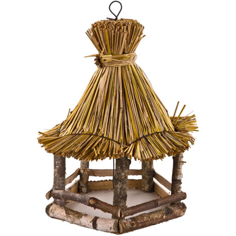 Vogelhaus Meise Vogelhäuschen Futterstelle Holzhaus Holzhäuschen 29x29x37cm (1/2)