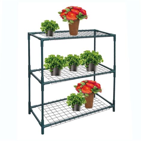 Metall Pflanzenregal Blumenregal Blumenständer Gartenregal Regal 72x33x75cm