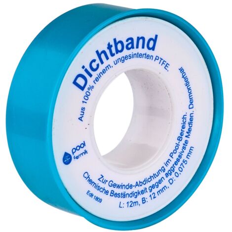 PTFE Teflonband 12m Pool Zubehör (1/2)