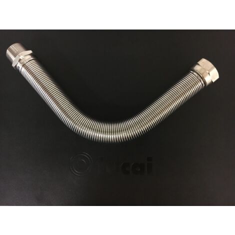Edelstahl Anschlussschlauch für Heizkessel AG/IG 3/4" DN20 300-600 mm