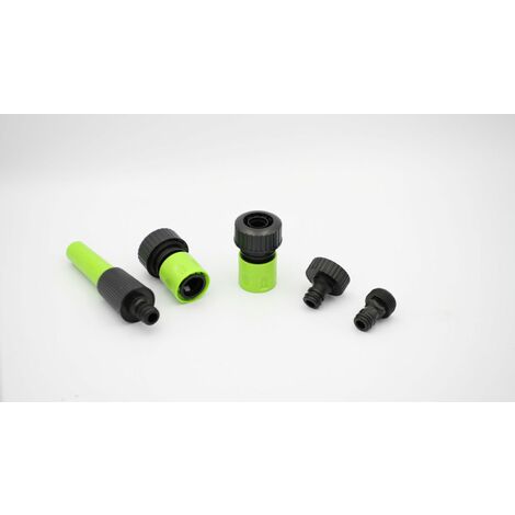 5-teiliges verstellbares Schlauchkupplung-Set 3/4 (1/3)