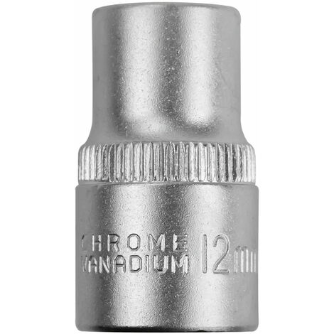 Tivoly Stecknuss 1/2" Zoll – Sechskant, Quadratisch, Aus Cr-Mo-Stahl | Für Hand- & Druckluftschlüssel