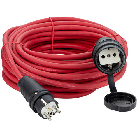 20m Verlängerungskabel H07RN-F 3x1,5 mm² rot
