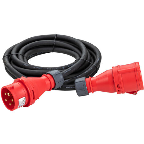 Cavo Di Alimentazione Forte CEE 5 M 16A Cavo PUR H07BQ-F 5G2,5 - Foto 10