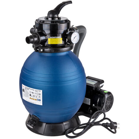 Pool Swimmingpool Sandfilteranlage Filteranlage Filter Sandfilter DPS7500 L/Std. (1/5)