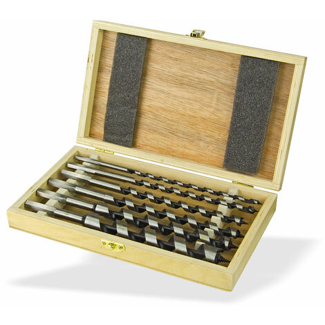 Holzbohrer Bohrer Spiralbohrer Bohrersatz Schlangenbohrer Set DHB 230 6-tlg. (1/3)