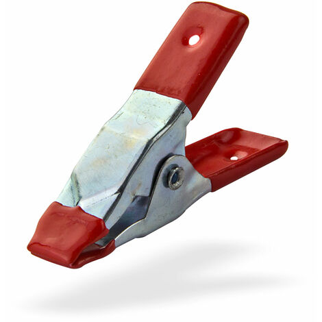 varivendo Klemmzwinge 6 x 3 Stück Mini-Klemmzwingen, (Stück, 18 St., Mini-Klemmzwinge), Klemmzwingen Federklemmen Leimzwingen Spannzwingen Mini Zwinge
