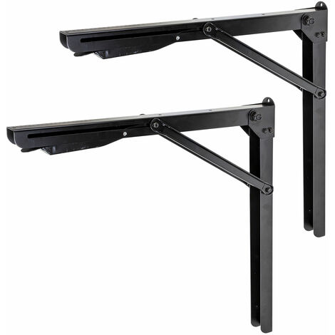 Wandkonsole Regalkonsole Konsolentisch Wandtisch Wand konsole Klappbar 2er Set (1/7)