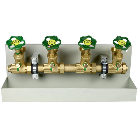 ATV-Station Wasserverteiler oberes Anschlussgewinde 1 1/2, G 1" 4fach (1/5)