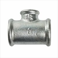 Temperguss T-Stück 3/4" x 1/2" x 3/4" reduziert Reduzierung Fitting