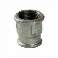 Temperguss Reduziermuffe 1 1/4" x 1/2" DN32 DN15 Reduzierung Reduzierstück