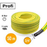 Profi Gartenschlauch 3/4 Zoll 50m gelb