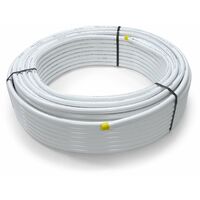 Aluverbundrohr 16x2 mm 500m Mehrschichtverbundrohr weiß Verbundrohr