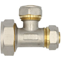 Klemmring Schraubfitting T-Stück reduziert 32x20x20 mm Verbundrohr