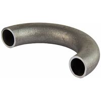 Schweissbogen 2 Zoll 60,3mm 180° lang DN50 Rohrbogen schwarz