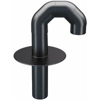 Klöber Flavent Flachdach Durchführungs-Set DN 100 PVC Anschluss