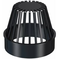 Klöber Flavent Flachdach Laubfang DN100 Hart PVC für Dachablauf