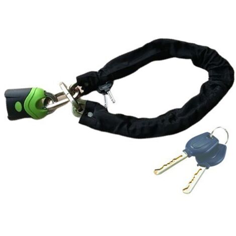 Chaîne antivol gainée avec cadenas (1/3)