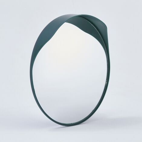 Miroir De Sortie Diametre40 Cm Distance Vision 5mcasquette Anti-pluie - Vert