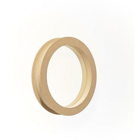 Mottez – Hublot de porte MDF rond 25 cm – Vitre trempée 4 mm – Épaisseur de porte 40 mm – Pour visibilité optimale