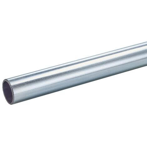 Tube Long. 195 cm pour connecteur d'assemblage Ø 27 mm galvanisé sendzimir