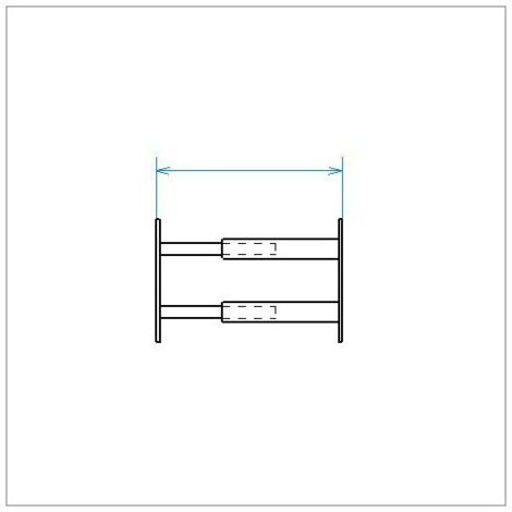 Mottez – Barreaux de sécurité télescopiques 55 à 103 cm – Tube carré 16 mm – Finition laquée noire – Installation sans soudure (1/4)