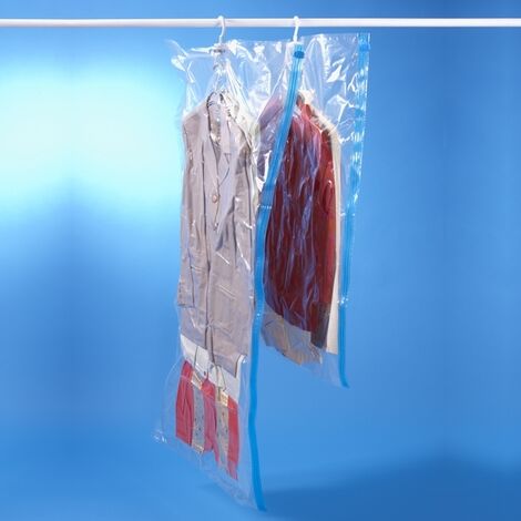 Housse de rangement sous vide cintre 70 x 145 cm (1/4)