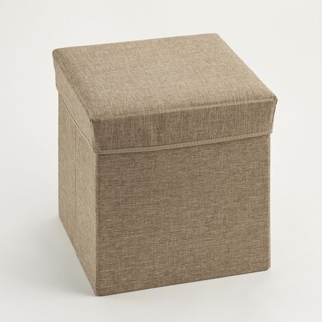 Pouf de rangement tissu (1/5)