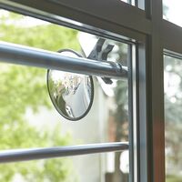 Miroir nomade avec pince pour fixation Ø 20cm