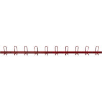Porte-manteaux "collège" 10 patères coloris rouge