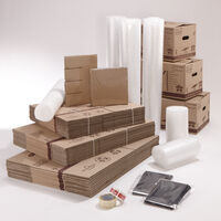Mottez – Kit déménagement 15 cartons 36L/54L/72L – Housse matelas 2 pers – Film bulle 10m – Adhésif havane 100m – Déménagement appartement T3