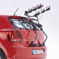 Porte-vélos 3 vélos sur hayon à fixation sur barres de toit ou barre railing avec antivol SHIVA