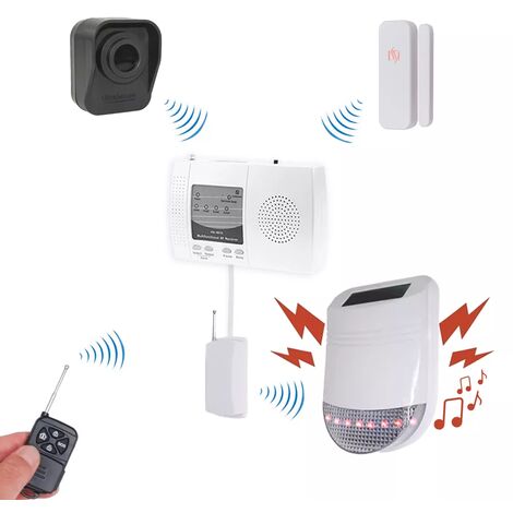 Pack Alarme Sans Fil Meian FOCUS ST-VGT - Détecteurs Ouverture + Sirène, Neuf