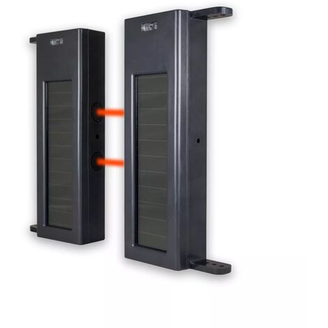 Barrières supplémentaires 1B-60 infrarouges 900 mètres solaires extérieures autonomes sans-fil (DA600+)