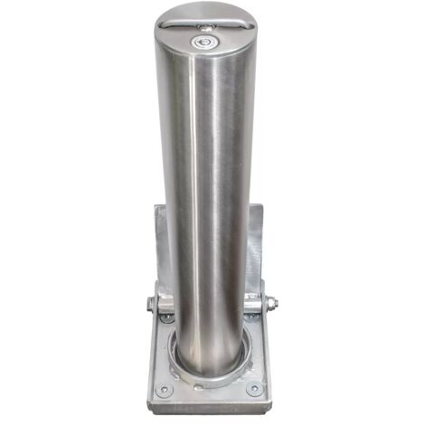Ultra Secure – Borne escamotable de sécurité en acier inoxydable – Hauteur 480 mm – Verrou intégré – Pour protection de places de parking - RB-200SS