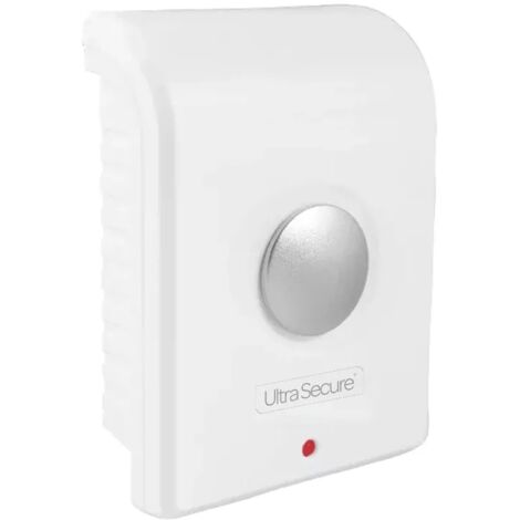 Ultra Secure – Sirène d'alarme intérieure sans fil 130 dB – Autonome avec 2 piles AA – Portée 100 mètres – Déclenchement rapide 5s