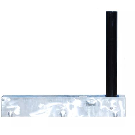 Poteau escamotable de stationnement - 620FA-B NOIR rabattable (1/5)