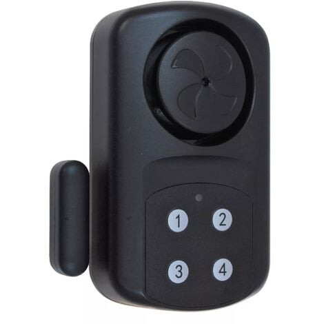 Mini alarme à détecteur d'ouverture magnétique + sirène et clavier