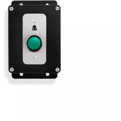 Bouton sans fil haute-résistance supplémentaire - 800m / NOIR "Cloche" (Gamme PROTECT 800)