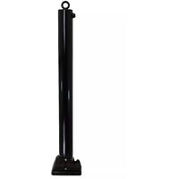 Poteau rabattable 900-76-B NOIR (s'entrouvrant) avec oeillet
