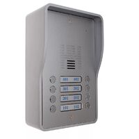 Ultra Secure – Interphone collectif GSM 4G anti-vandale 8 boutons – Déverrouillage à distance – Compatible VoLTE – IP65 étanche