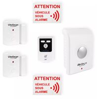 Kit alarme utilitaire CONFORT 3 - 3 Détecteurs d'ouverture détecteur
