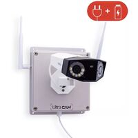Contrôleur 4G (avec batterie) + Caméra 4K / Détection intelligente / Grand angle / Vision nocturne + Carte SD (UltraCAM)