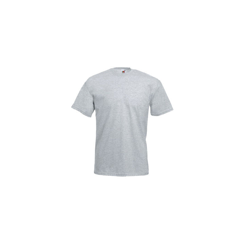 T-shirt Col Rond Homme Fruit Of The Loom - Tailles MT à XLT - Coton Respirant, Sans étiquette - 4 Couleurs